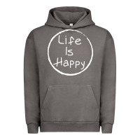 Pigment Tornado life is happy Urban Hoodie - linhVisuals