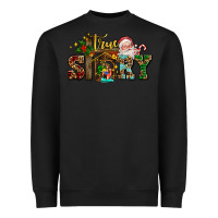 Black true story jesus and mary wıth santa Heavyweight Sweatshirt - AdoDesignShop