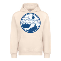 Sandshell River Mountain Badge Urban Hoodie - linhVisuals