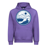 Tulip River Mountain Badge Urban Hoodie - linhVisuals