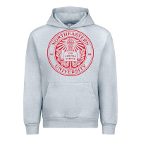 Heather Grey northeastern university Urban Hoodie - linhVisuals