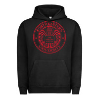 Pigment Black northeastern university Urban Hoodie - linhVisuals