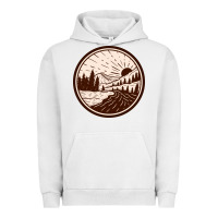 Pigment Lunar Rock River Forest Brown Urban Hoodie - linhVisuals