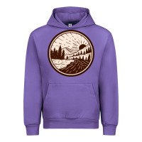 Tulip River Forest Brown Urban Hoodie - linhVisuals