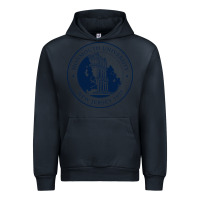 Navy monmouth university Urban Hoodie - linhVisuals