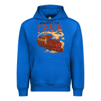 Cobalt Whiskey Train Urban Hoodie - linhVisuals