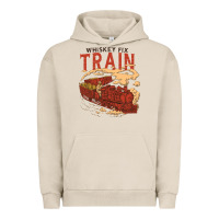 Pigment French Oak Whiskey Train Urban Hoodie - linhVisuals