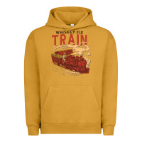 Pigment Peanut Butter Whiskey Train Urban Hoodie - linhVisuals
