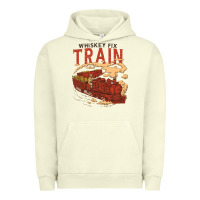 Pigment Pistachio Whiskey Train Urban Hoodie - linhVisuals