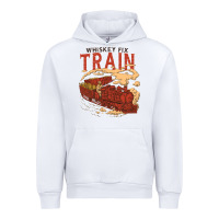 White Whiskey Train Urban Hoodie - linhVisuals