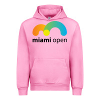 Fuchsia Pink miami open Urban Hoodie - linhVisuals