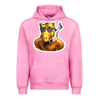 Fuchsia Pink Alf Urban Hoodie - linhVisuals