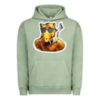 Pigment Oil Green Alf Urban Hoodie - linhVisuals