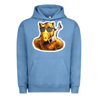 Pigment Pebble Blue Alf Urban Hoodie - linhVisuals