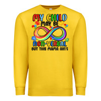 Lemon my child may be non verbal but this mama ain's Premium Sweatshirt - JahusDesignShop