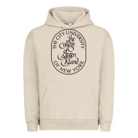 Pigment French Oak College Of Staten Island Urban Hoodie - linhVisuals