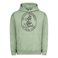 Pigment Oil Green College Of Staten Island Urban Hoodie - linhVisuals
