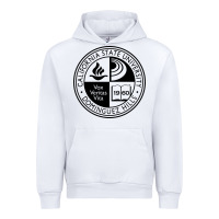 White Csu Dominguez Hills Urban Hoodie - linhVisuals