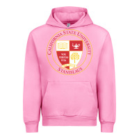 Fuchsia Pink Csu Stanislaus Urban Hoodie - linhVisuals
