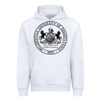 White Millersville University Urban Hoodie - linhVisuals