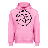 Fuchsia Pink Purdue University Urban Hoodie - linhVisuals