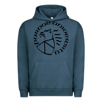 Pigment Midnight Navy Purdue University Urban Hoodie - linhVisuals