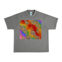 Tornado Pride rainbow leopard design Urban Heavy Tee - FaDigitalArtStudio