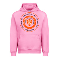 Fuchsia Pink Suny Cobleskill Urban Hoodie - linhVisuals