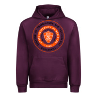 Mauve Wine Suny Cobleskill Urban Hoodie - linhVisuals