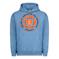 Pigment Pebble Blue Suny Cobleskill Urban Hoodie - linhVisuals
