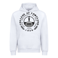 White Suny Cortland Urban Hoodie - linhVisuals