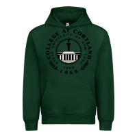 Forest Green Suny Cortland Urban Hoodie - linhVisuals