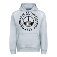 Heather Grey Suny Cortland Urban Hoodie - linhVisuals