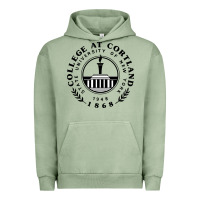 Pigment Oil Green Suny Cortland Urban Hoodie - linhVisuals