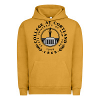 Pigment Peanut Butter Suny Cortland Urban Hoodie - linhVisuals