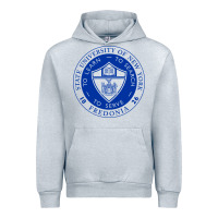 Heather Grey Suny Fredonia Urban Hoodie - linhVisuals