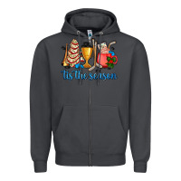 Smoke tis the season hockey and Christmas Zipper Hoodie - AdoDesignShop