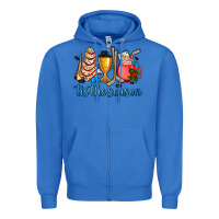 True Royal tis the season hockey and Christmas Zipper Hoodie - AdoDesignShop
