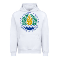 White Suny Geneseo Urban Hoodie - linhVisuals