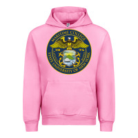 Fuchsia Pink Suny Maritime Full Color Urban Hoodie - linhVisuals