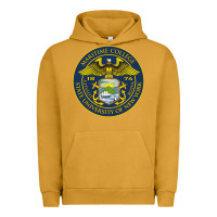 Pigment Peanut Butter Suny Maritime Full Color Urban Hoodie - linhVisuals