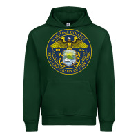 Forest Green Suny Maritime Full Color Urban Hoodie - linhVisuals