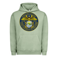 Pigment Oil Green Suny Maritime Full Color Urban Hoodie - linhVisuals
