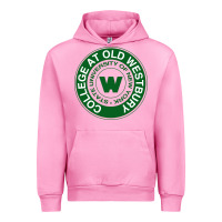 Fuchsia Pink Suny Old Westbury Urban Hoodie - linhVisuals