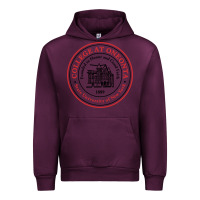 Mauve Wine Suny Oneonta Urban Hoodie - linhVisuals