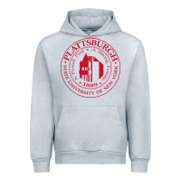 Heather Grey Suny Plattsburgh Urban Hoodie - linhVisuals