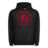 Pigment Black Suny Plattsburgh Urban Hoodie - linhVisuals