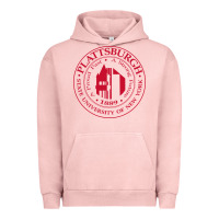 Pigment Salmon Suny Plattsburgh Urban Hoodie - linhVisuals