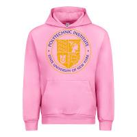 Fuchsia Pink Suny Polytechnic Institute Urban Hoodie - linhVisuals