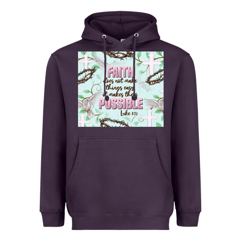 Faith Does Not Make Things Easy Heavyweight Hoodie by JahusDesignShop | Teevron